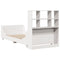 vidaXL Bookcase Bed without Mattress White 90x190 cm Single Solid Wood