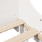 vidaXL Bookcase Bed without Mattress White 90x190 cm Single Solid Wood