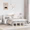vidaXL Bookcase Bed without Mattress White 120x200 cm Solid Wood