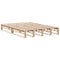 vidaXL Bookcase Bed without Mattress 140x200 cm Solid Wood