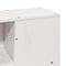 vidaXL Bookcase Bed without Mattress White 140x200 cm Solid Wood
