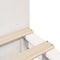 vidaXL Bookcase Bed without Mattress White 140x200 cm Solid Wood