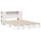 vidaXL Bookcase Bed without Mattress White 150x200 cm King Size Solid Wood