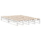 vidaXL Bookcase Bed without Mattress White 150x200 cm King Size Solid Wood