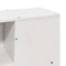vidaXL Bookcase Bed without Mattress White 150x200 cm King Size Solid Wood