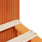 vidaXL Bookcase Bed without Mattress Wax Brown 150x200 cm King Size Solid Wood