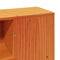 vidaXL Bookcase Bed without Mattress Wax Brown 150x200 cm King Size Solid Wood