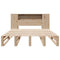 vidaXL Bookcase Bed without Mattress 160x200 cm Solid Wood