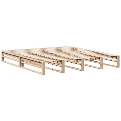 vidaXL Bookcase Bed without Mattress 180x200 cm Super King Solid Wood