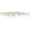 vidaXL Bookcase Bed without Mattress White 180x200 cm Super King Solid Wood
