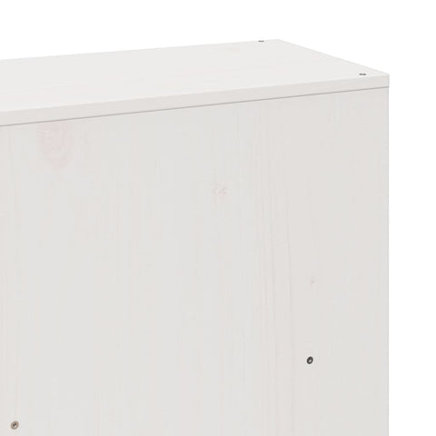 vidaXL Bookcase Bed without Mattress White 180x200 cm Super King Solid Wood