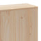 vidaXL Bookcase Bed without Mattress 200x200 cm Solid Wood