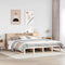 vidaXL Bookcase Bed without Mattress 200x200 cm Solid Wood