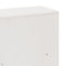 vidaXL Bookcase Bed without Mattress White 200x200 cm Solid Wood
