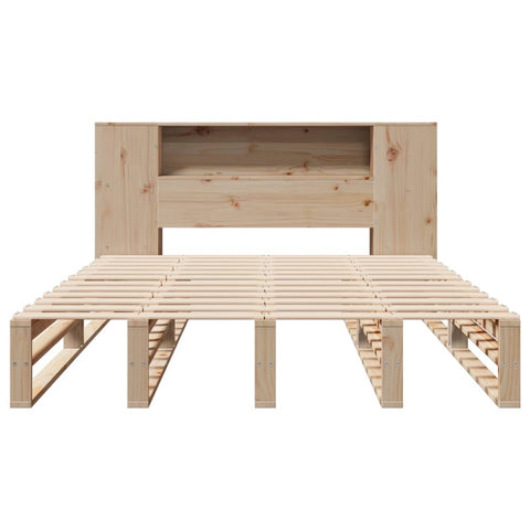 vidaXL Bookcase Bed without Mattress 120x190 cm Small Double Solid Wood