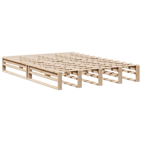 vidaXL Bookcase Bed without Mattress 120x190 cm Small Double Solid Wood