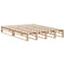 vidaXL Bookcase Bed without Mattress 120x190 cm Small Double Solid Wood