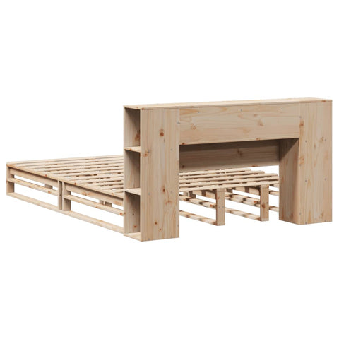vidaXL Bookcase Bed without Mattress 120x190 cm Small Double Solid Wood