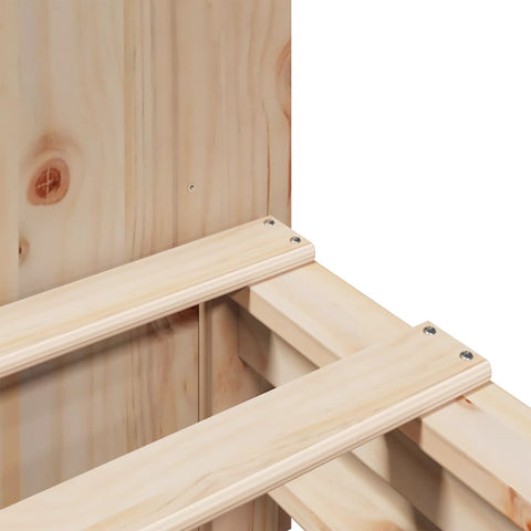 vidaXL Bookcase Bed without Mattress 140x190 cm Solid Wood