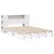 vidaXL Bookcase Bed without Mattress White 140x190 cm Solid Wood