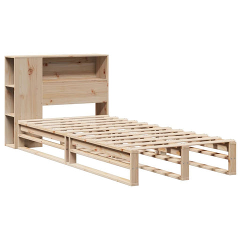 vidaXL Bookcase Bed without Mattress 90x200 cm Solid Wood