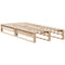 vidaXL Bookcase Bed without Mattress 90x200 cm Solid Wood
