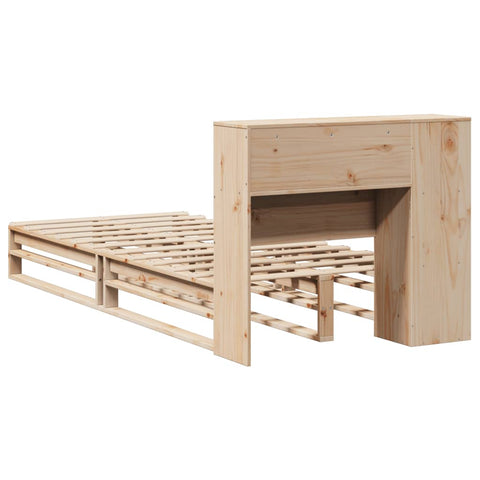 vidaXL Bookcase Bed without Mattress 90x200 cm Solid Wood
