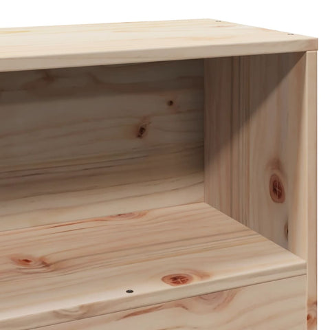 vidaXL Bookcase Bed without Mattress 90x200 cm Solid Wood