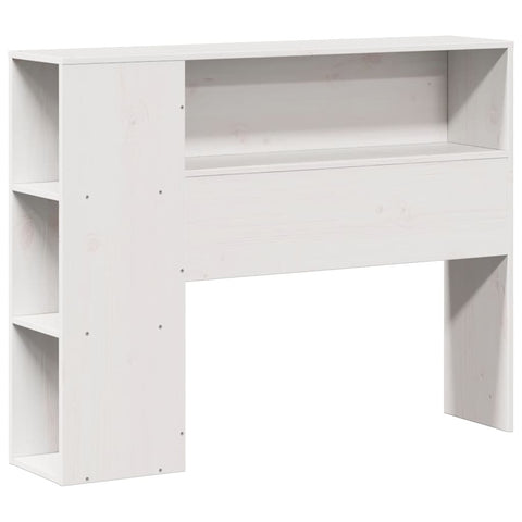 vidaXL Bookcase Bed without Mattress White 90x200 cm Solid Wood