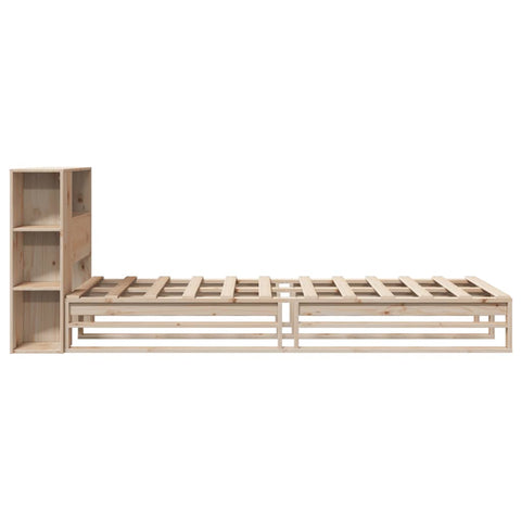 vidaXL Bookcase Bed without Mattress 100x200 cm Solid Wood