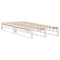 vidaXL Bookcase Bed without Mattress White 100x200 cm Solid Wood