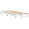 vidaXL Bookcase Bed without Mattress White 75x190 cm Small Single Solid Wood