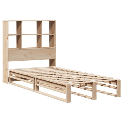 vidaXL Bookcase Bed without Mattress 90x200 cm Solid Wood