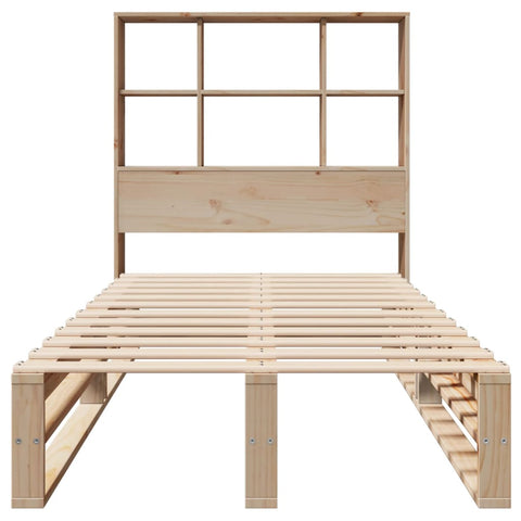 vidaXL Bookcase Bed without Mattress 90x200 cm Solid Wood