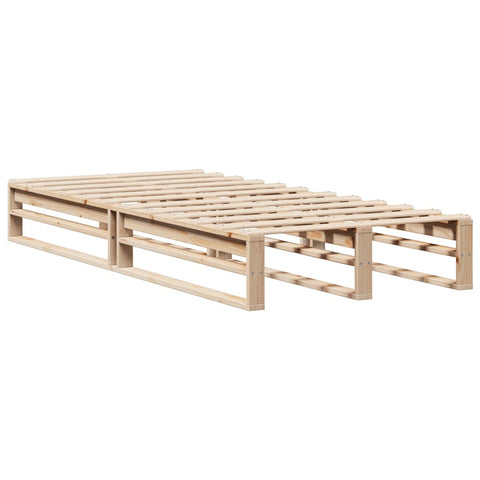 vidaXL Bookcase Bed without Mattress 90x200 cm Solid Wood