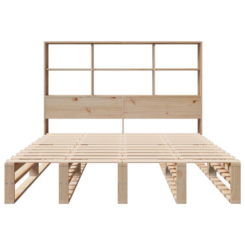 vidaXL Bookcase Bed without Mattress 120x200 cm Solid Wood
