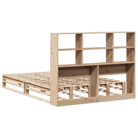vidaXL Bookcase Bed without Mattress 120x200 cm Solid Wood