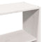 vidaXL Bookcase Bed without Mattress White 140x200 cm Solid Wood
