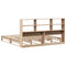 vidaXL Bookcase Bed without Mattress 180x200 cm Super King Solid Wood