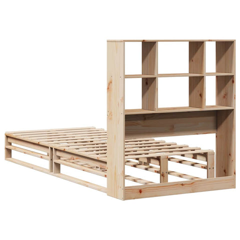 vidaXL Bookcase Bed without Mattress 90x190 cm Single Solid Wood