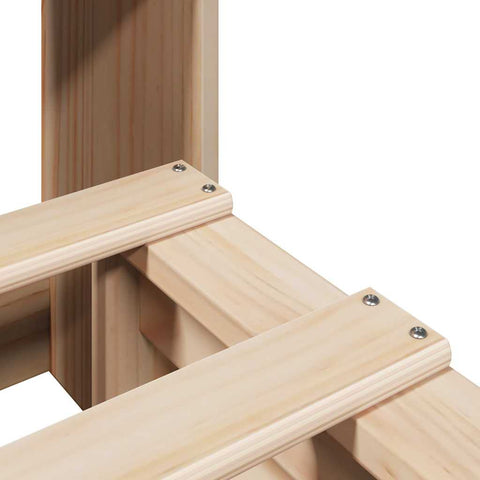 vidaXL Bookcase Bed without Mattress 90x190 cm Single Solid Wood