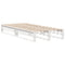 vidaXL Bookcase Bed without Mattress White 90x190 cm Single Solid Wood