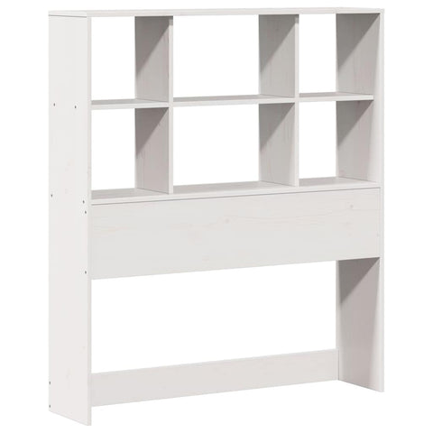 vidaXL Bookcase Bed without Mattress White 90x190 cm Single Solid Wood