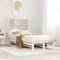 vidaXL Bookcase Bed without Mattress White 90x190 cm Single Solid Wood