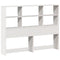 vidaXL Bookcase Bed without Mattress White 140x190 cm Solid Wood