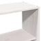 vidaXL Bookcase Bed without Mattress White 140x190 cm Solid Wood