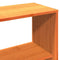 vidaXL Bookcase Bed without Mattress Wax Brown 140x190 cm Solid Wood