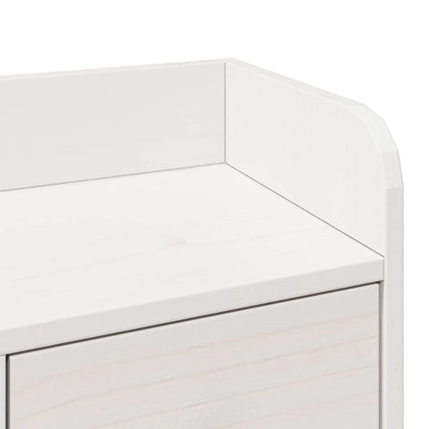 vidaXL Bookcase Bed without Mattress White 90x200 cm Solid Wood Pine