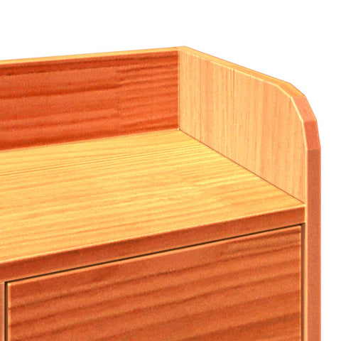 vidaXL Bookcase Bed without Mattress Wax Brown 140x200 cm Solid Wood Pine