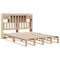 vidaXL Bookcase Bed without Mattress 160x200 cm Solid Wood Pine